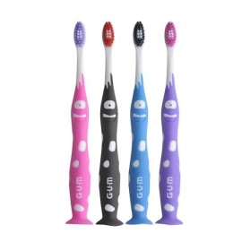 GUM - 902 Junior 7-9 Years Παιδική Οδοντόβουρτσα Ροζ | 1τμχ