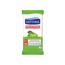 SEPTONA - Antibacterial Hand Wipes Green Apple | 15wipes