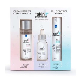 Intermed Promo The Skin Pharmacist Oil Control Routine με Skin Sensitive 5-σε-1 Νερό Καθαρισμού, 100ml, Restore & Renew Oρός, 30ml & Hydra Boost Ελαφριά Ενυδατική Κρέμα, 40ml