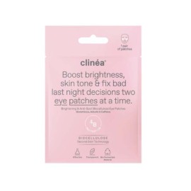Clinea Brightening & Anti-Spot Biocellulose Eye Patches Επιθέματα Ματιών Κατά των Κηλίδων & της Υπερμελάγχρωσης, 1ζευγάρι