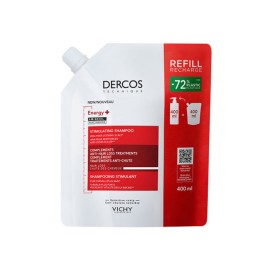 Vichy Dercos Energy+ Refill Σαμπουάν κατά της Τριχόπτωσης για Όλους τους Τύπους Μαλλιών 400ml