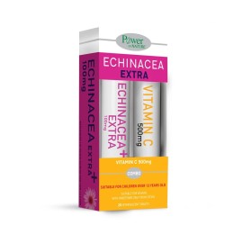 POWER HEALTH - Echinacea Extra stevia with Vitamin C & Zinc (20eff.tabs) & Δώρο Vitamin C 500mg (20eff.tabs)