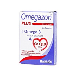 HEALTH AID - Omegazon PLUS (Ω3 & CoQ10) | 60 caps
