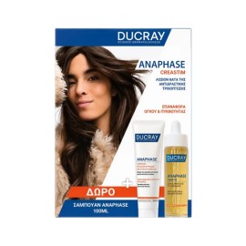 Ducray Anaphase Creastim Λοσιόν Κατά της Αντιδραστικής Τριχόπτωσης, 60ml & Δώρο Anaphase Σαμπουάν, 100ml