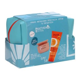 Medisei Promo Panthenol Extra Sun Care Face & Body Milk SPF50 200ml & Panthenol Extra Bare Skin Superfood Body Mousse 80ml & Δώρο Νεσεσέρ