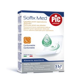 PIC SOLUTION - Soffix Med Postop Plaster 5cmx7cm | 5τμχ