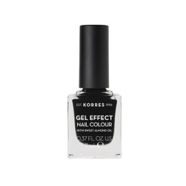 KORRES - Gel Effect Nail Colour No100 Black | 11ml