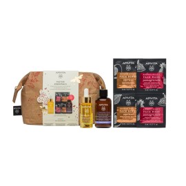 APIVITA - Promo Festive Essentials Beessential Oils Stregthening  Hydrating Day Oil (15ml) & Cleansing Foam Face  Eyes (75ml) & Express Beauty Face Mask Pumpkin (2x8ml) & Express Beauty Face Mask Pomegranate (2x8ml)