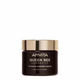 Apivita Queen Bee Longevity Πλούσια Βελούδινη Κρέμα για Δράση σε 12 Δείκτες Νεότητας 50ml