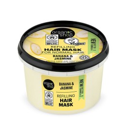 NATURA SIBERICA - Organic shop Μάσκα μαλλιών αναπλήρωσης Γιασεμί & Μπανάνα | 250ml