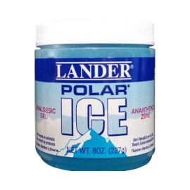 Lander Polar Ice Gel Μπλε Ζελέ Για Τους Πόνους, 227 gr