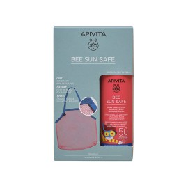 APIVITA - Bee Sun Safe Hydra Sun Kids Lotion SPF50 (200ml) & Δώρο Παιδική Τσάντα Θαλάσσης με Δίχτυ