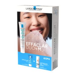 La Roche Posay - Promo Effaclar DUO+M Τριπλή διορθωτική φροντίδα κατά των ατελειών για το λιπαρό δέρμα 40ml & ΔΩΡΟ Effaclar Gel 50ml & Anthelios Oil Correct SPF50+ 3ml