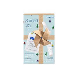 KORRES - Spread Joy Greek Yoghurt Glow Recipe Wide Awake Eye Gel (15ml) & Deep Hydrating Face Mask (20ml) & Foaming Cream Cleanser (20ml)