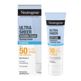 Neutrogena Ultra Sheer Invisible Cream Sunscreen Hydration SPF 50, 50ml
