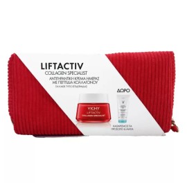 VICHY - Promo Liftactiv Collagen Specialist Face Cream (50ml) & Δώρο Purete Thermale Γαλάκτωμα Καθαρισμού 3 σε 1 (100ml)