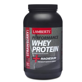 Lamberts Performance Whey Protein & Magnesium Πρωτεΐνη Ορού Γάλακτος με Γεύση Φράουλα 1kg