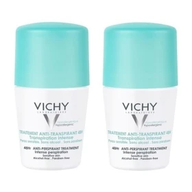 VICHY - Deodorant AntiTranspirant Roll-on 48h | 2x50ml