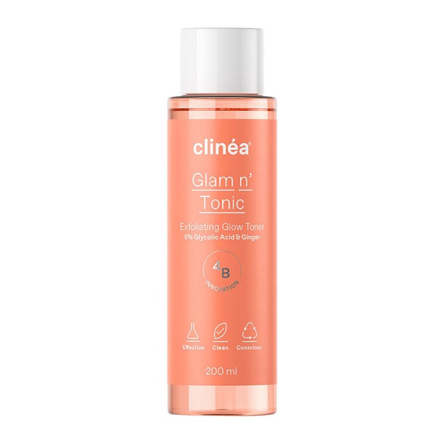 CLINEA - Glam N’ Tonic Απολεπιστική τονωτική λοσιόν | 200ml