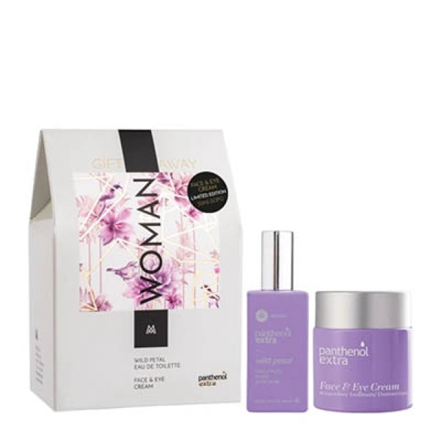 PANTHENOL Extra - Gift Away Woman Wild Petal Eau De Toilette (50ml) & Δώρο Face & Eye Cream Limited Edition (100ml)
