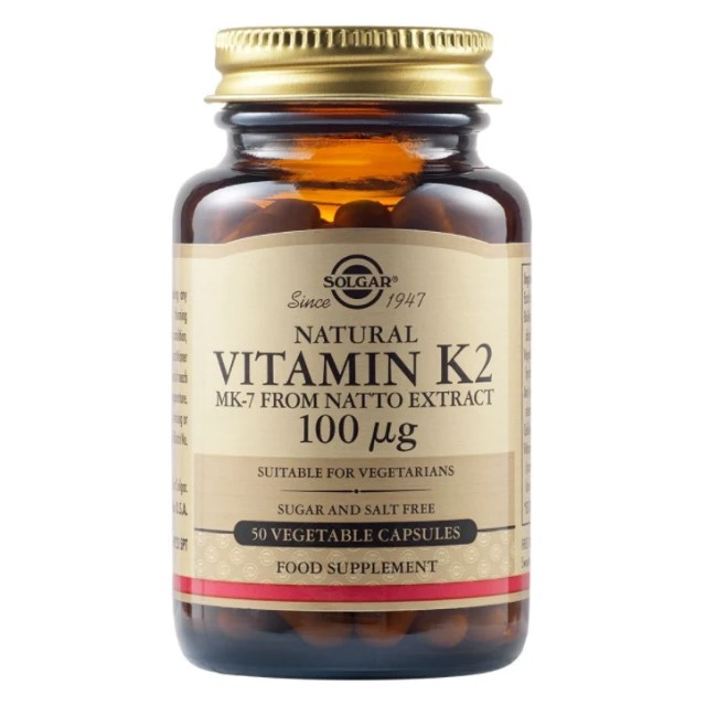 Solgar Vitamin K2 100μg 50caps