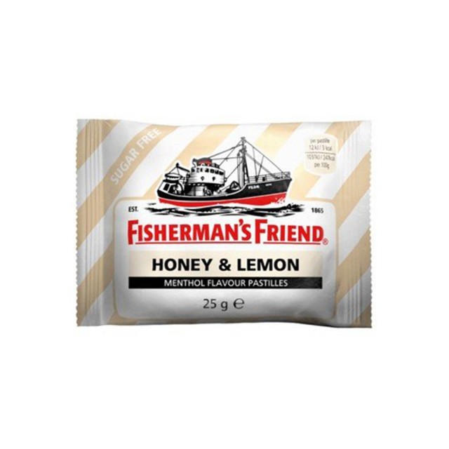 FISHERMANS FRIEND - Καραμέλες με Γεύση Μέλι και Λεμόνι | 25gr