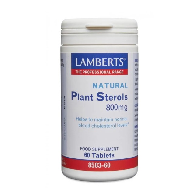 Lamberts Natural Plant Sterols 800mg 60 ταμπλέτες