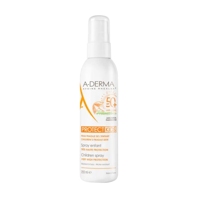 ADERMA -  Protect Kids Spray Enfant SPF 50+Παιδικό Αντηλιακό | 200ml