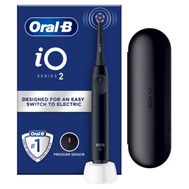 Oral-B iO Series 2 Ηλεκτρική Οδοντόβουρτσα Black, 1 τεμάχιο