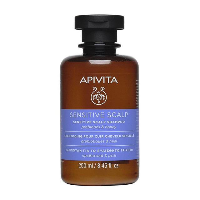 APIVITA - Sensitive Scalp Σαμπουάν με Πρεβιοτικά & Μέλι | 250ml
