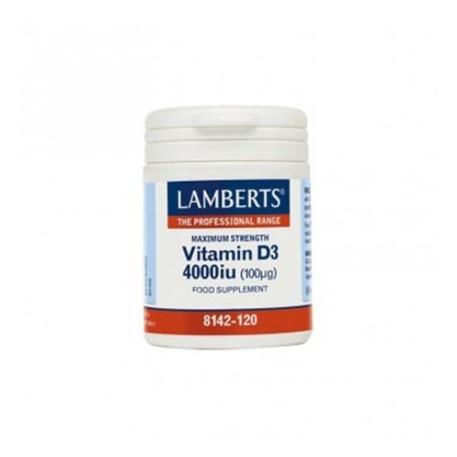 LAMBERTS - Vitamin D3 4000 IU (100μg) | 30caps