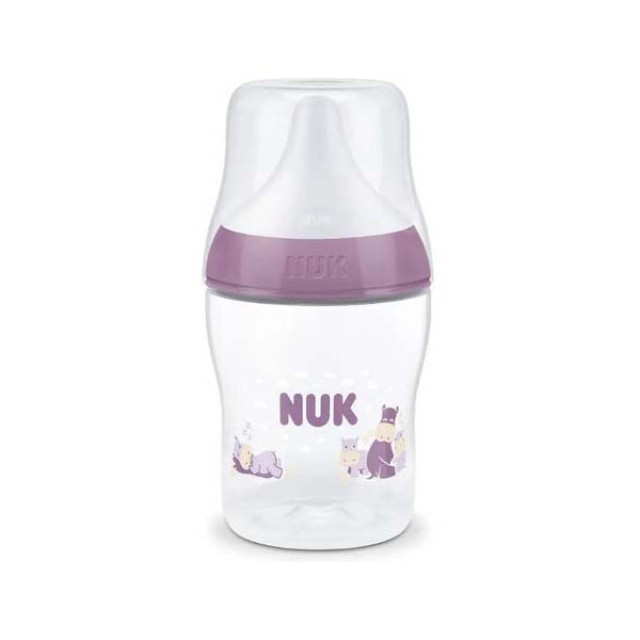 NUK Perfect Match Αnti-Colic Πλαστικό Μπιμπερό με Δείκτη Ελέγχου Θερμοκρασίας 0m+, 150ml