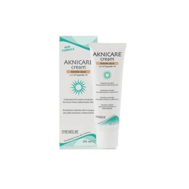 SYNCHROLINE - Aknicare Cream Teintee Dore | 50ml