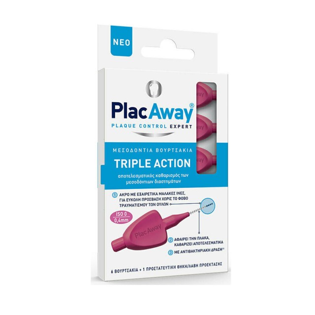 PLAC AWAY - Triple Action ISO 0 0,4mm Fuchsia | 6τμχ