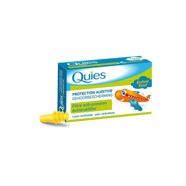 QUIES - EarPlanes Earplugs Enfant Kids | 1 ζεύγος