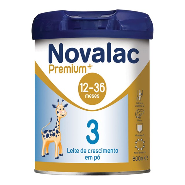 Novalac Premium 3 Ρόφημα Γάλακτος σε Σκόνη με Συμβιοτικά για Παιδιά 1-3 ετών 800 gr