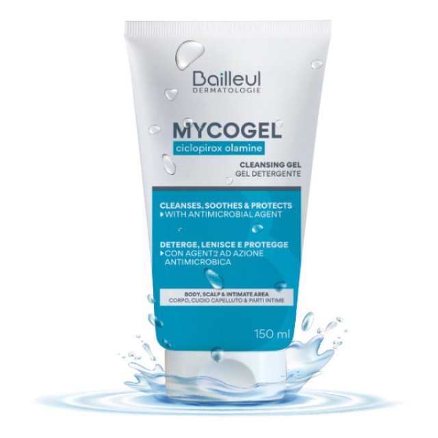 Biorga Mycogel Gel Nettoyant Moussant Καθαριστικό Αντισηπτικό Gel Σώματος, 150ml