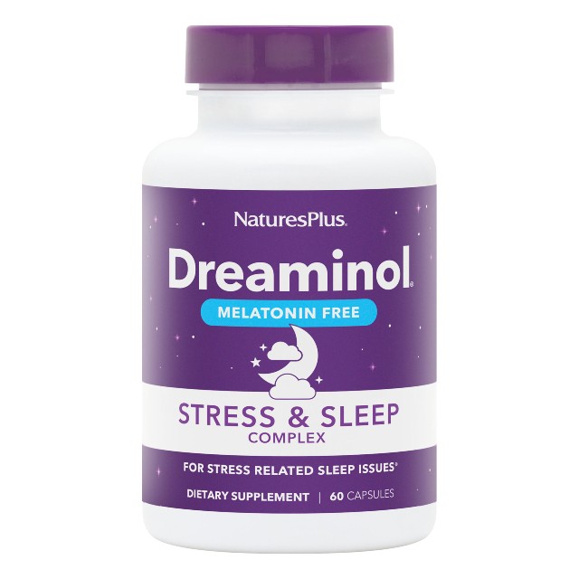Natures Plus Dreaminol® Stress & Sleep Complex without Melatonin 60caps