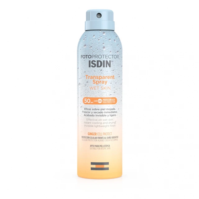 ISDIN - Fotoprotector Transparent Spray Wet Skin SPF50+ | 250ml