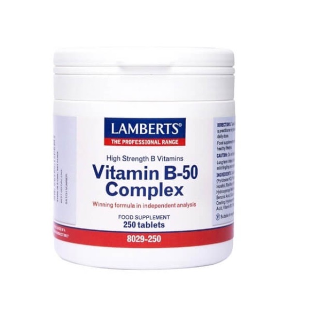 LAMBERTS - Vitamin B-50 Complex | 250tabs