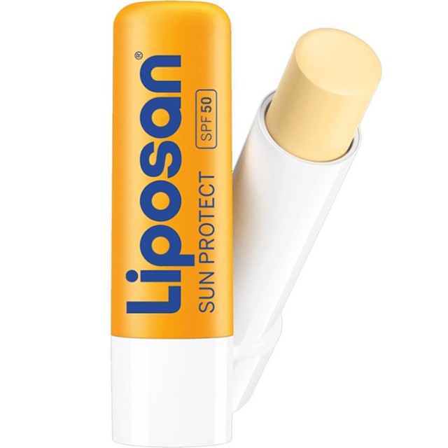 Liposan Sun Protect Spf50 Lip Balm Προστατευτικό Βάλσαμο Χειλιών & Υψηλή Αντηλιακή Προστασία 4.8g