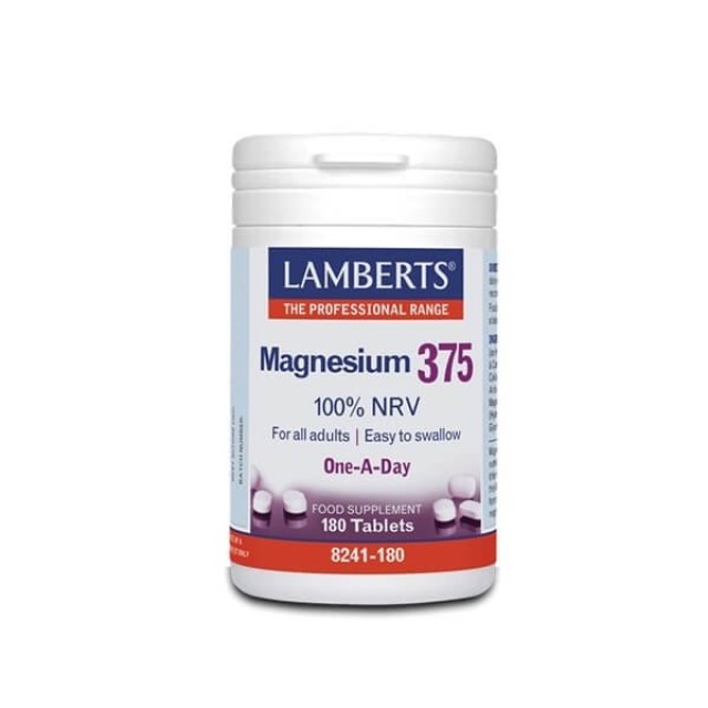 LAMBERTS - Magnesium 375 100% NRV | 180tabs