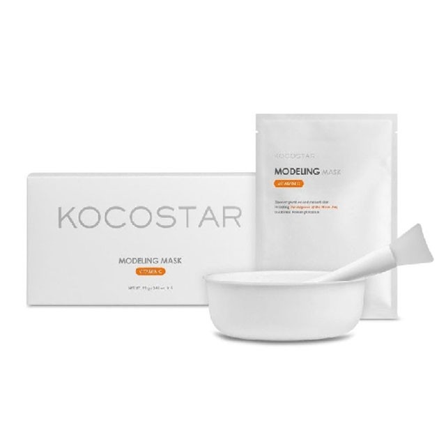 KOCOSTAR Modeling Mask Vitamin C - Μάσκα Mοντελοποίησης Για Αποτοξίνωση & Λάμψη 5τμχ