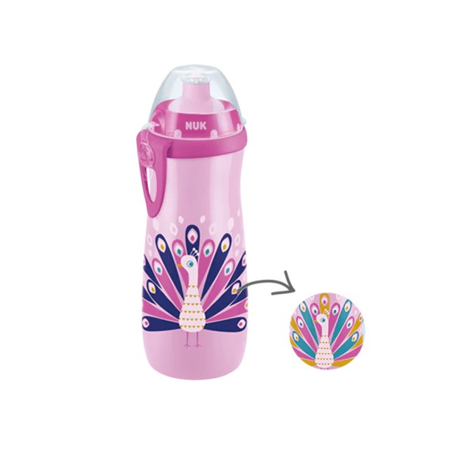 NUK - Sports Cup Changes Colour Pink 24m+ | 450ml