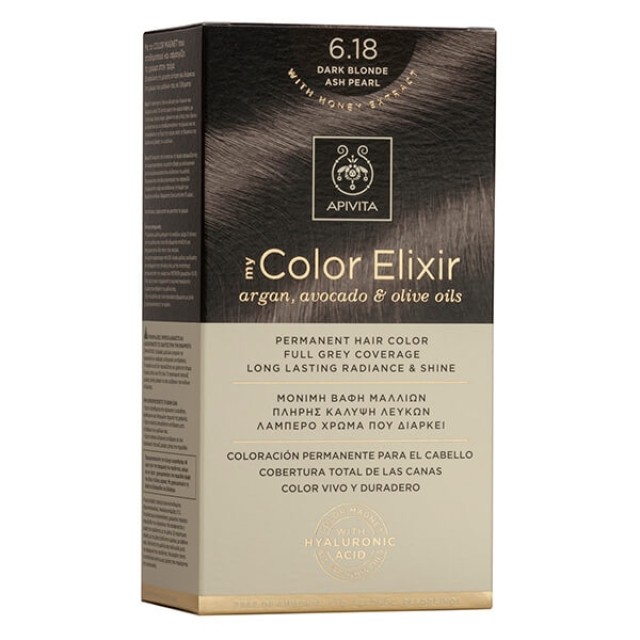 APIVITA - My Color Elixir 6.18 Ξανθό Σκούρο Σαντρέ Περλέ