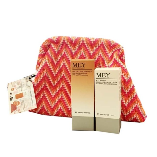Mey Promo Pack Sun Emulsion Very High Protection SPF 50+ 100ml , Calmosin Cream 50gr & Δώρο Clip Bag