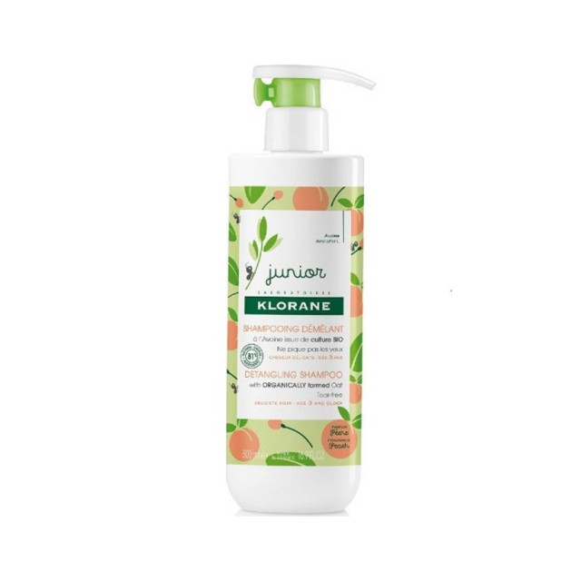KLORANE - Junior Detangling Shampoo with Organically Farmed Oat | 500ml