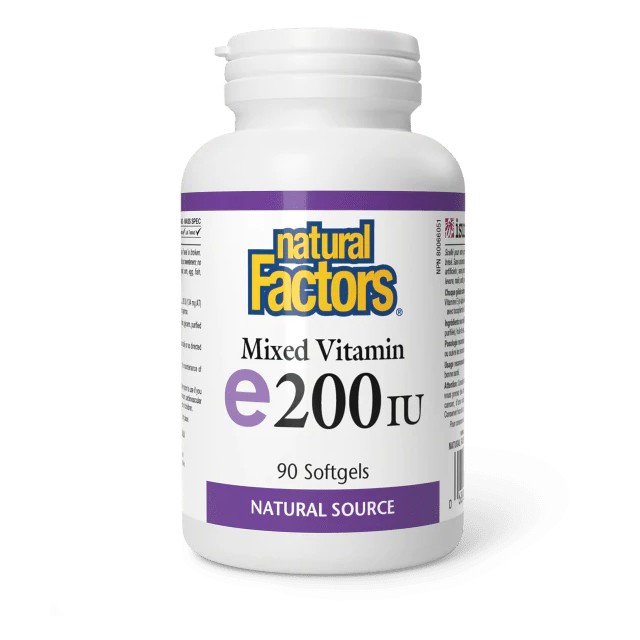 Natural Factors Mixed Vitamin E 200 IU 90softgels