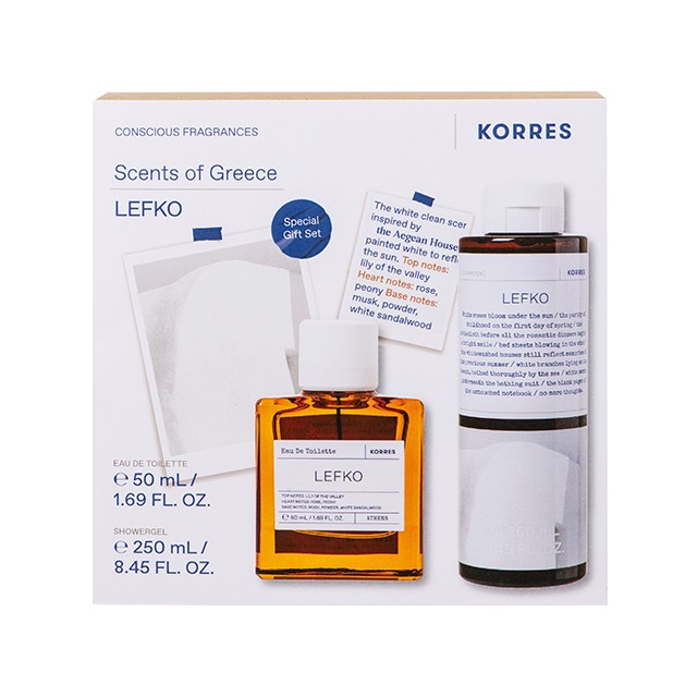 Korres - Promo Lefko Eau de Toilette 50ml + Αφρόλουτρο 250ml