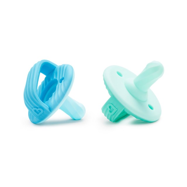 MUNCHKIN - Sili-Soothe & Teethe Blue - Green 3m+ | 2τμχ